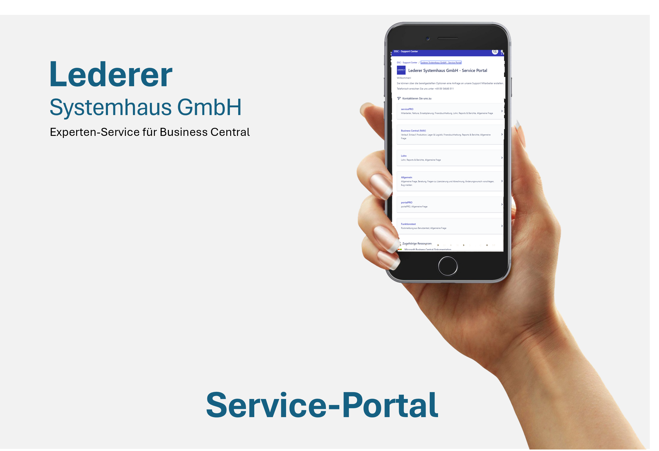 Lederer Service Portal